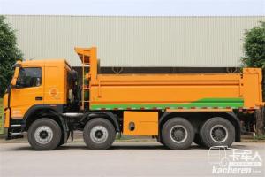 大运 N8V重卡 375马力 8X4 国五8.6米自卸车(CGC3310D5EDKD)
