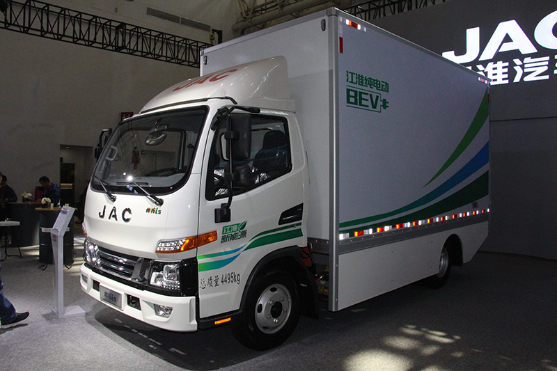 江淮 帅铃i5 120kW 4×2 纯电动 厢式载货车