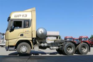 陕汽重卡 德龙X3000 轻量化版 430马力 6X4 国五LNG牵引车(SX42584X384TL)