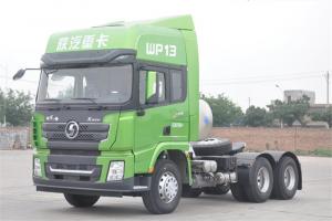 陕汽重卡 德龙X3000 黄金版 430马力 6X4 国五LNG牵引车(SX42584X384TL)