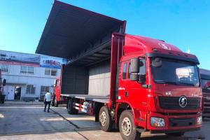 陕汽重卡 德龙L3000 245马力 6X2 9.7米 国五翼展式载货车(SX5250XYKLA9)