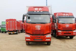 一汽解放 J6M重卡 280马力 6X2 9.35米 京五厢式载货车(CA5250XXYP63K1L6T3E5)