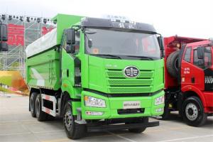 一汽解放 J6P重卡 430马力 6X4 5.6米 国五LNG自卸车(CA3250P66L2T1E24M5)