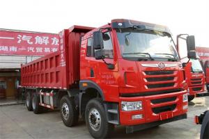 一汽解放青汽 悍V重卡 270马力 8X4 7.6米 国五自卸车(CA3310P1K2L5T4E5A80)