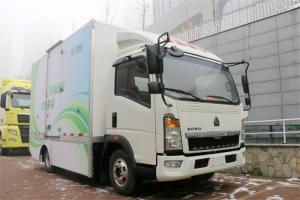重汽HOWO轻卡 悍将 7.4T 4.15米单排 94.61kWh 纯电动厢式轻卡载货车(ZZ5077XXYF331CZ174BEV)