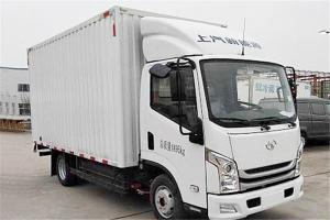 上汽跃进 EC100-33 4.5T级 单排 77.76kWh 纯电动厢式运输车载货车(SH5047XXYZFEVNZ2)