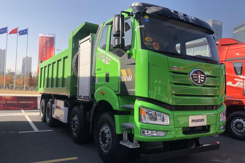 一汽解放 J6P 480马力 6×4 纯电动 自卸车（CA330P66N124L4T4BEV）