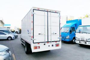 庆铃 五十铃100P 130马力 4.25米 国五单排厢式轻卡载货车(QL5041XXYALHAJ) 