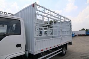 庆铃 五十铃100P 98马力 4.25米 国五单排仓栅式轻卡载货车(QL5040CCYA6HAJ) 