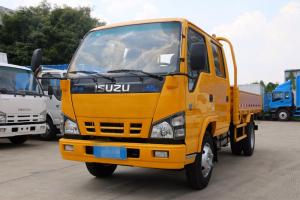 庆铃 五十铃600P 130马力 3.235米 国五双排栏板轻卡载货车(QL1060A5HW)