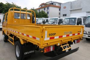 庆铃 五十铃600P 130马力 3.235米 国五双排栏板轻卡载货车(QL1060A5HW)