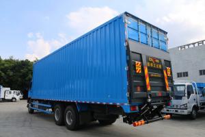 庆铃 FVZ重卡 300马力 6X4 9.35米 国五厢式载货车(八挡)(QL5250XXYWTFZJ)