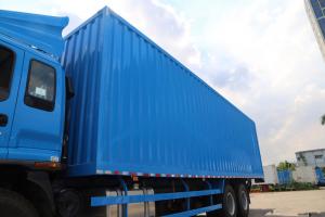 庆铃 FVZ重卡 300马力 6X4 9.35米 国五厢式载货车(八挡)(QL5250XXYWTFZJ)