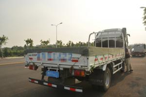 庆铃 五十铃K600 190马力 5.058米 国五单排栏板轻卡载货车(QL1100A8KA)