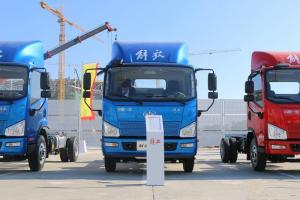  解放 J6F 高效版 165马力 4.21米 国五 单排厢式轻卡底盘(CA5043XXYP40K2L1E5A84)