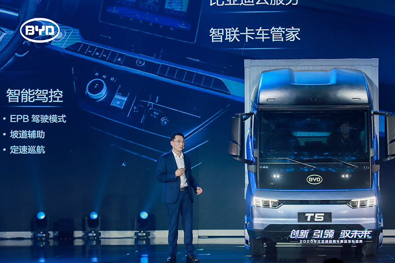 比亚的 T5 130kw 4×2 纯电动 厢式载货车 （）