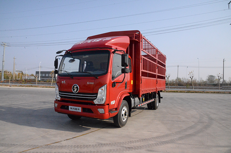 陕汽轻卡 德龙K3000 150马力 4×2 国五 4.18米 单排 仓栅式载货车（YTQ5040CCYKJ332）