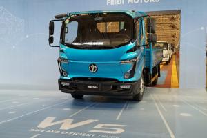 飞碟汽车 W5 130马力 4×2 国六 4.18米 单排平板载货车（FD1040W68K6-1） 