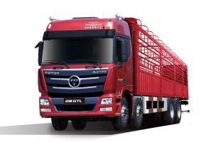 福田 欧曼GTL 6系重卡 400马力 8X4 9.53米 国五 仓栅式载货车(BJ5329CCY-AA)