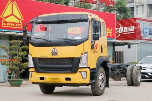 重汽HOWO轻卡 G5X中卡 220马力 4X2 6.2米 国五 排半栏板载货车(ZZ1187G471DE1)