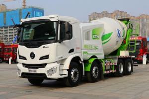 陕汽重卡 德龙M6000 350马力 8X4 国六 混凝土搅拌车(SX5319GJBKR306)