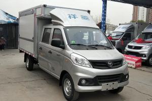 福田 祥菱V 1.6L 122马力 汽油 2.3米 国六 双排翼开启厢式微卡(BJ5030XYK4AV6-01)