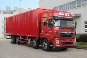 中国重汽 豪曼H5重卡 340马力 8X4 9.6米 国五 厢式载货车(ZZ5318XXYM60EB0)