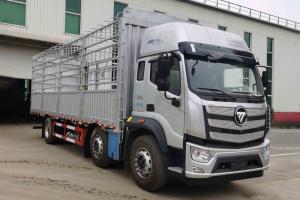 福田 欧曼行星 290马力 6X2 8.1米 国六 仓栅式载货车(BJ5256CCY-1A)