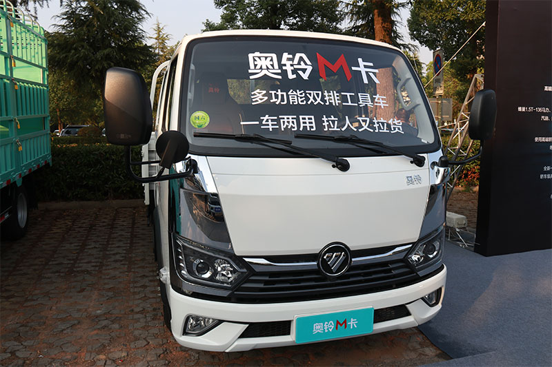 福田奥铃 M卡 136马力 4×2 国六 双排载货车