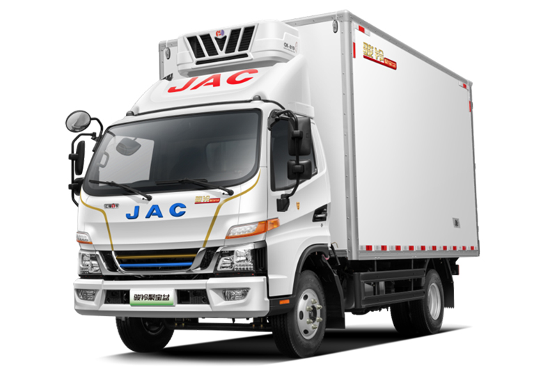 江淮汽车 骏铃V5 4.5T 4×2 4.18米单排插电式混合动力冷藏车(HFC5041XLCPHEV2)15.5kWh 