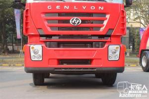 上汽红岩 杰狮M100重卡 标载版 290马力 4X2 7.6米 国四 厢式载货车(CQ5165XXYHMG561)