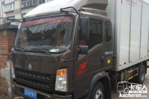 中国重汽HOWO 统帅 141马力 3.8米 4X2 国五排半厢式轻卡(ZZ5047XXYF341CE145)