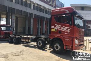 一汽解放青汽 JH6重卡 350马力 8X4 9.5米 国五厢式载货车底盘(CA5310XXYP25K2L7T4E5A80)