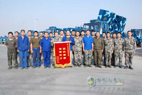 北奔保障国庆用车服务人员忙碌中