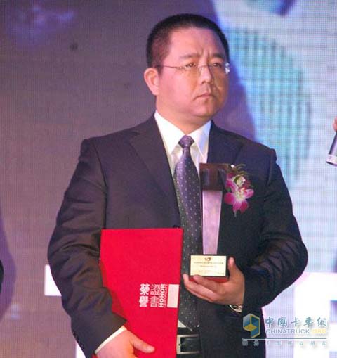潍柴动力股份有限公司代表张军先生现场发表获奖感言
