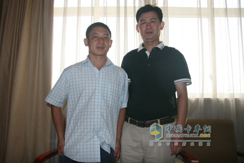 刘雷与江淮湖南分区经理邱佳