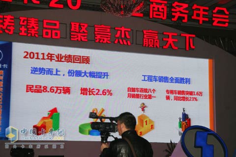 2011陕汽重卡逆势上涨 市场份额大幅提升