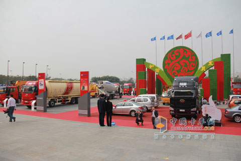 一汽解放带来的展车