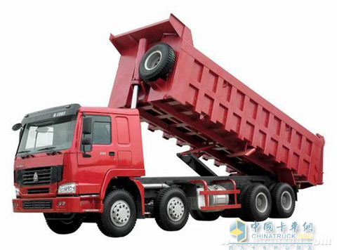 中国重汽HOWO8*4自卸车